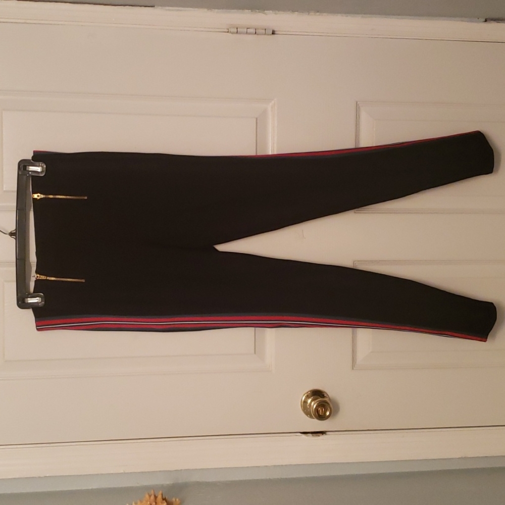 June & Hudson Striped Leggings